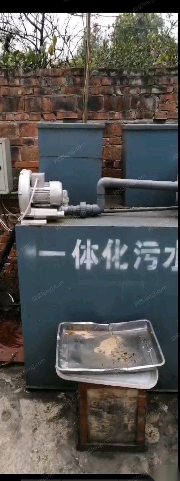重庆沙坪坝区因搬家出售二手闲置2019年一体化污水处理设备 10000元