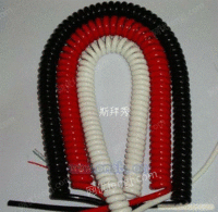 高弹性环保螺旋电缆弹簧线电线电缆