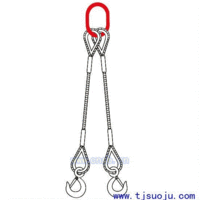 天津吊具，双肢钢丝绳吊具