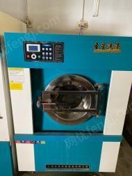 西藏拉萨不做了出售1套圣星干洗机整套 用了一个月,干洗,水洗,烘干,烫台,打包等.打包卖.