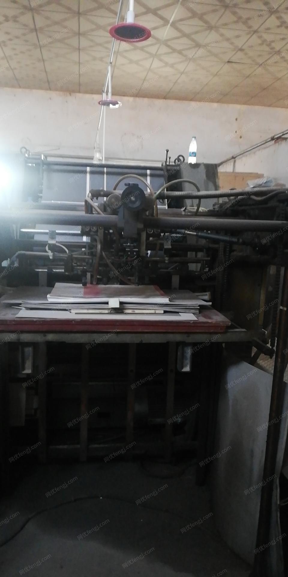 纸箱厂出售北人08单色对开印刷机1台