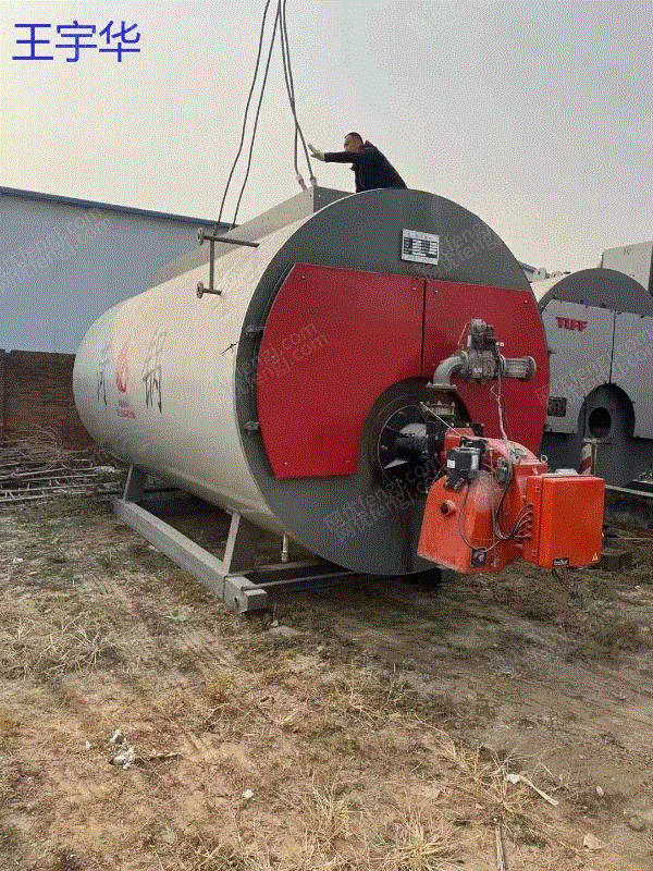 市场现货17年菏泽产二手6吨燃气蒸汽锅炉一台