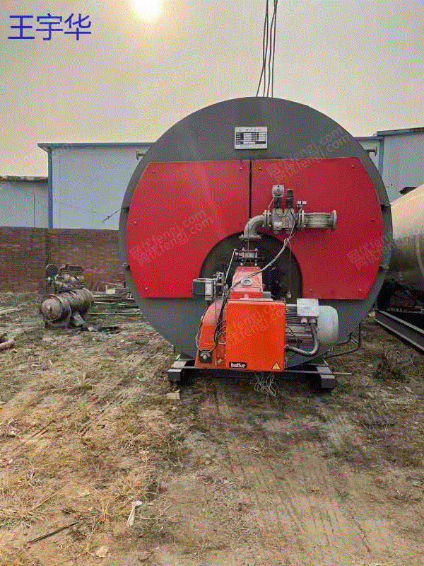 市场现货17年菏泽产二手6吨燃气蒸汽锅炉一台