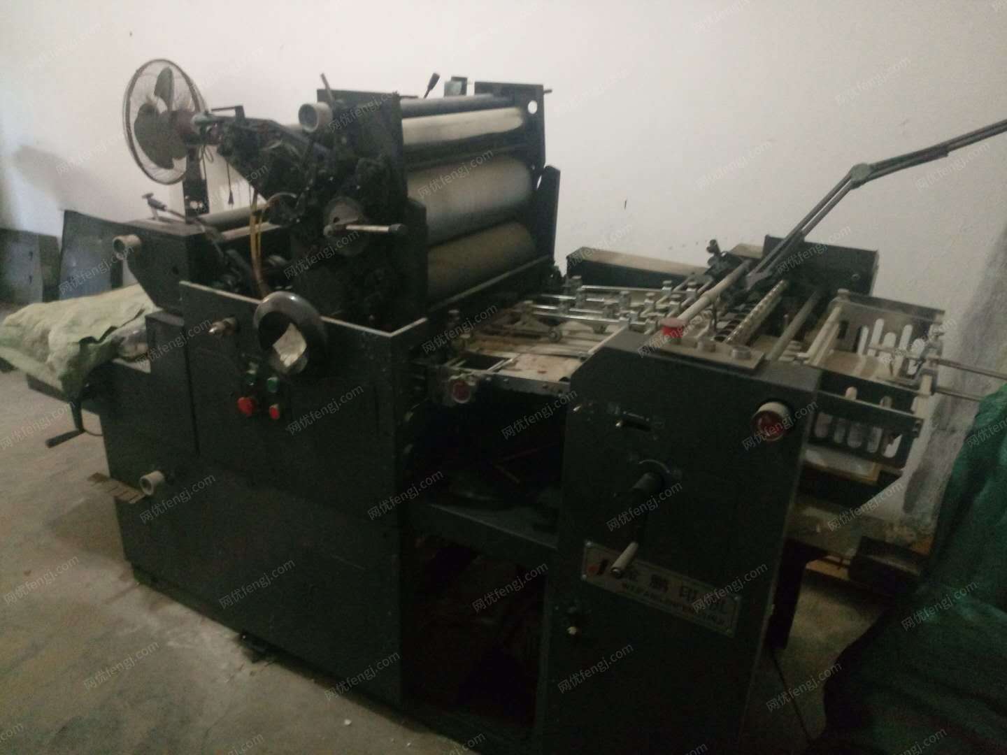 印刷厂出售山东单色6开印刷机2台(有一台打码,一台不带打码)