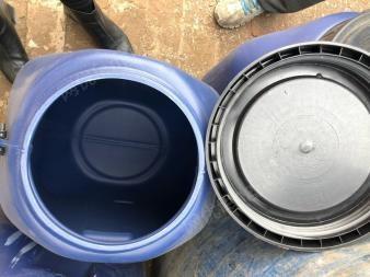 天津宝坻区95新50kg大蓝桶出售