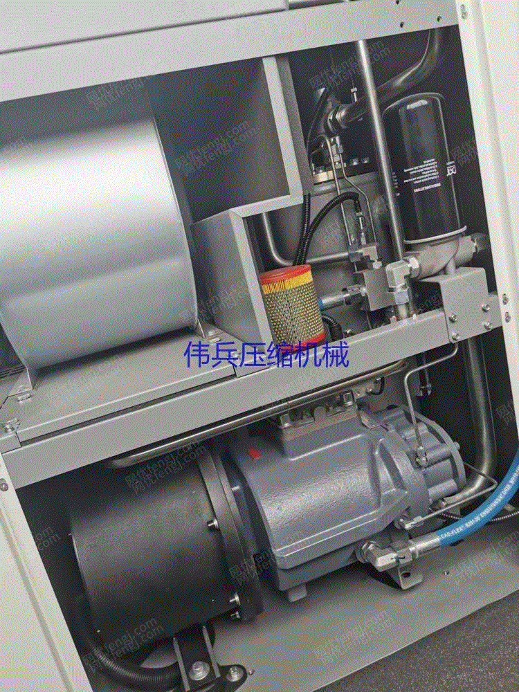 市场库存出租上海德蒙螺杆式空气压缩机DHV-37G永磁变频二手空压机