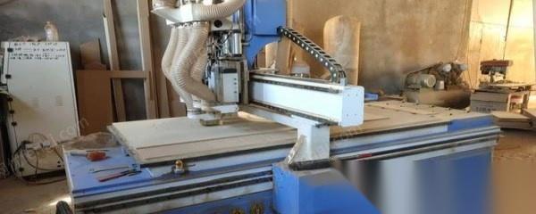 新疆乌鲁木齐低价出售一套木工设备，雕刻机 吸塑机 压刨,平刨等.用了八个月,看货议价,打包卖.