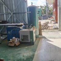 海南陵水打包出售营业中断桥铝门窗厂整套设备，各种108，55型材6-7吨