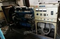 浙江温州更换设备出售1台闲置半成新75kw柴油发电机组 用了七八年了,看货议价.