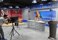 供应校园电视台设备与装修虚拟实景访谈演播室搭建