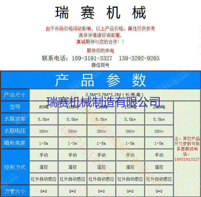 高压清洗设备价格