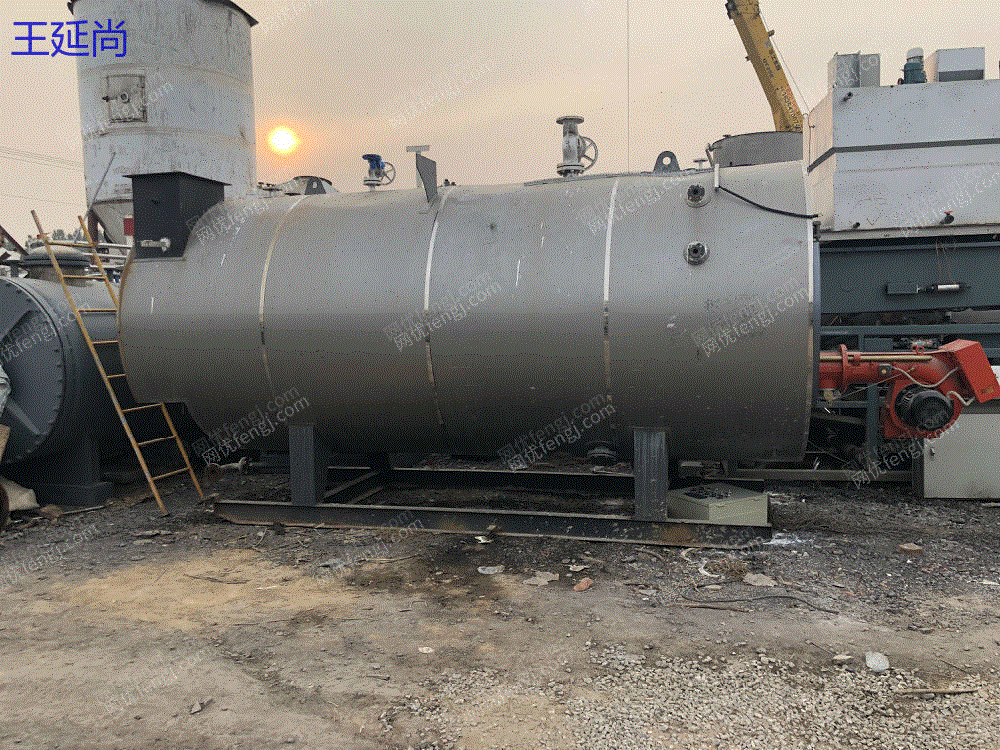 市场库存二手2吨燃气导热油锅炉