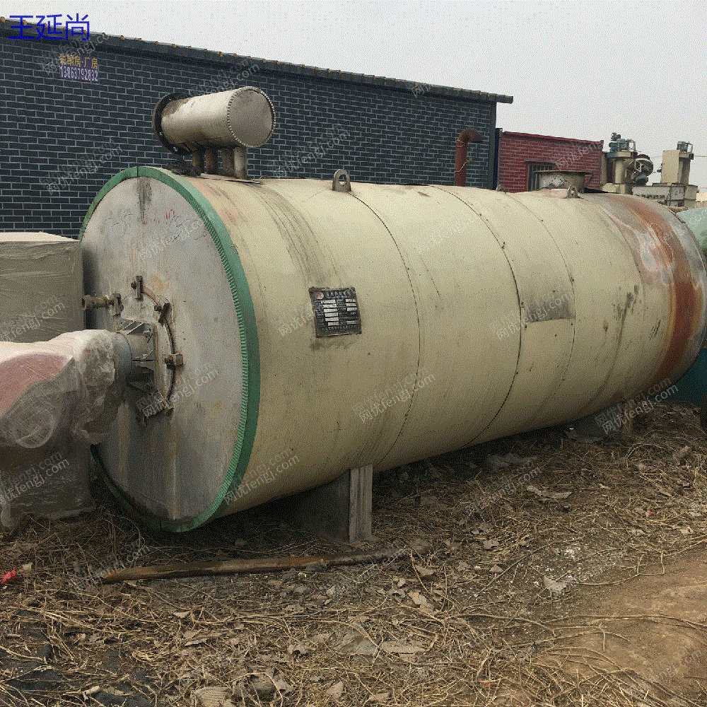 市场库存二手2吨燃气导热油锅炉