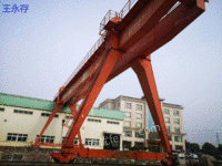 上海宝山区出售1台二手 35吨双主梁龙门吊 跨度26米各悬7米