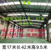 江苏南通出售1栋宽17m*长42m*高9.5m厂房