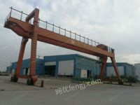 上海宝山区出售1台二手双主梁龙门吊35/5T跨度36米，单悬5米