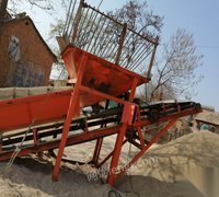 陕西咸阳闲置筛沙机一个 11000元出售 6米长，滚筒长度1.8米，上料斗2米