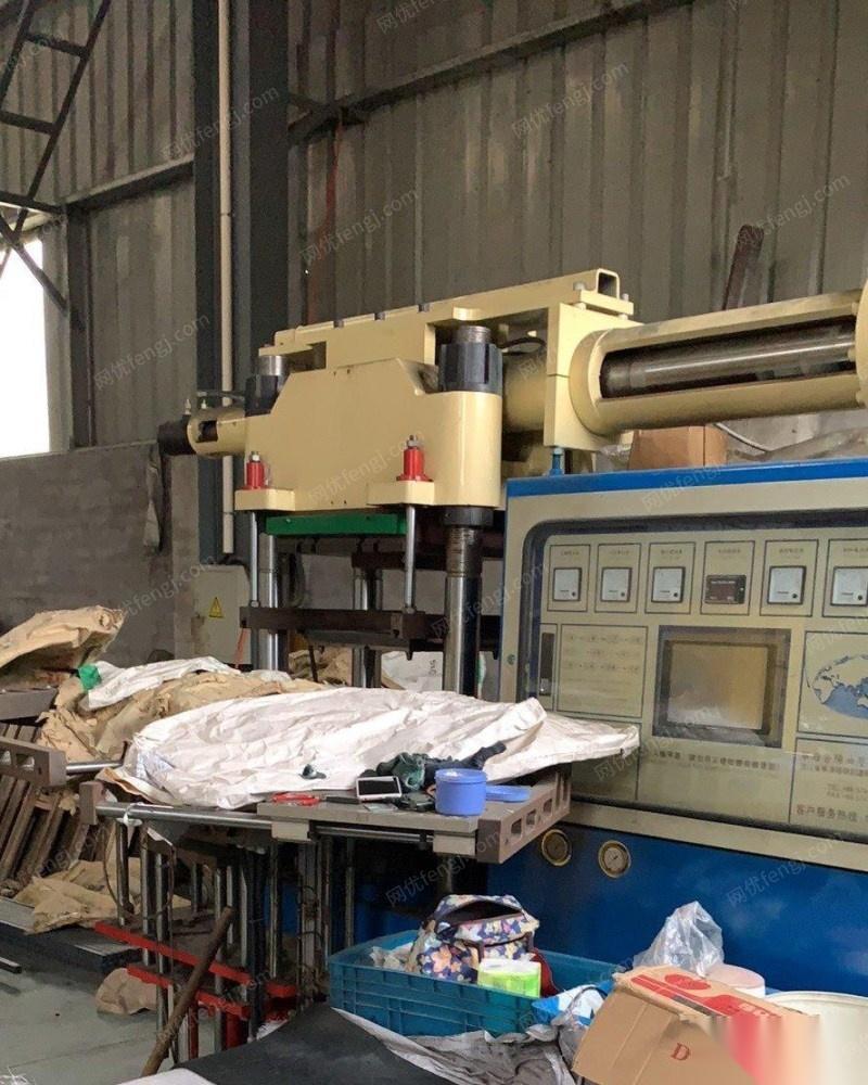 浙江宁波由于产品不适合出售闲置2018年橡胶全自动硫化机注射型一台 130000元