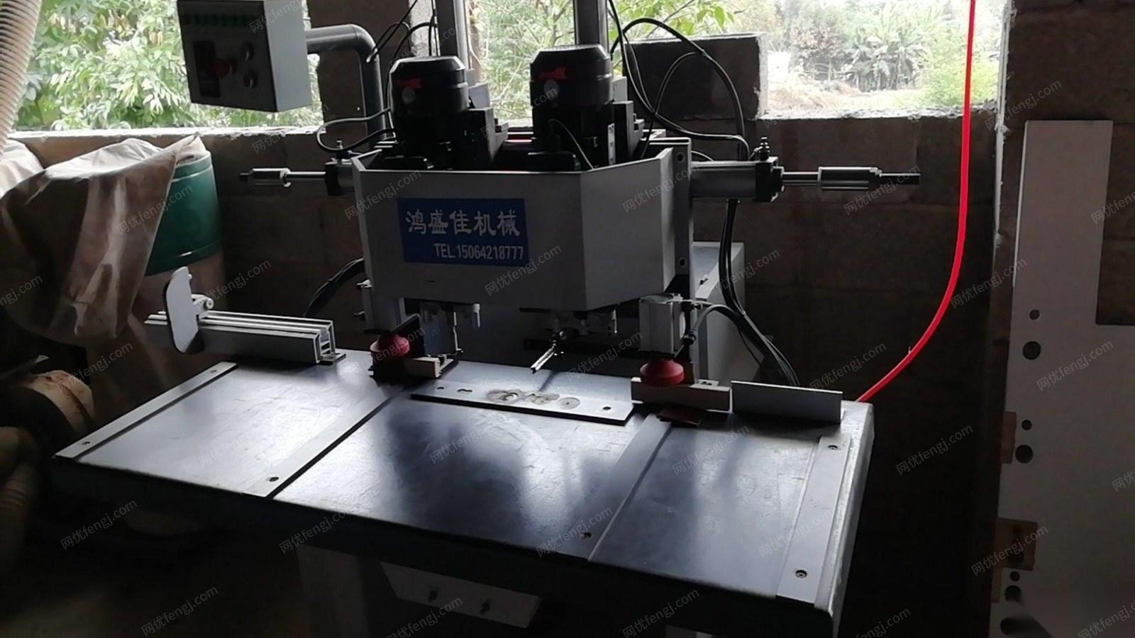 广西柳州出售几乎新机，房门开孔机 8000元