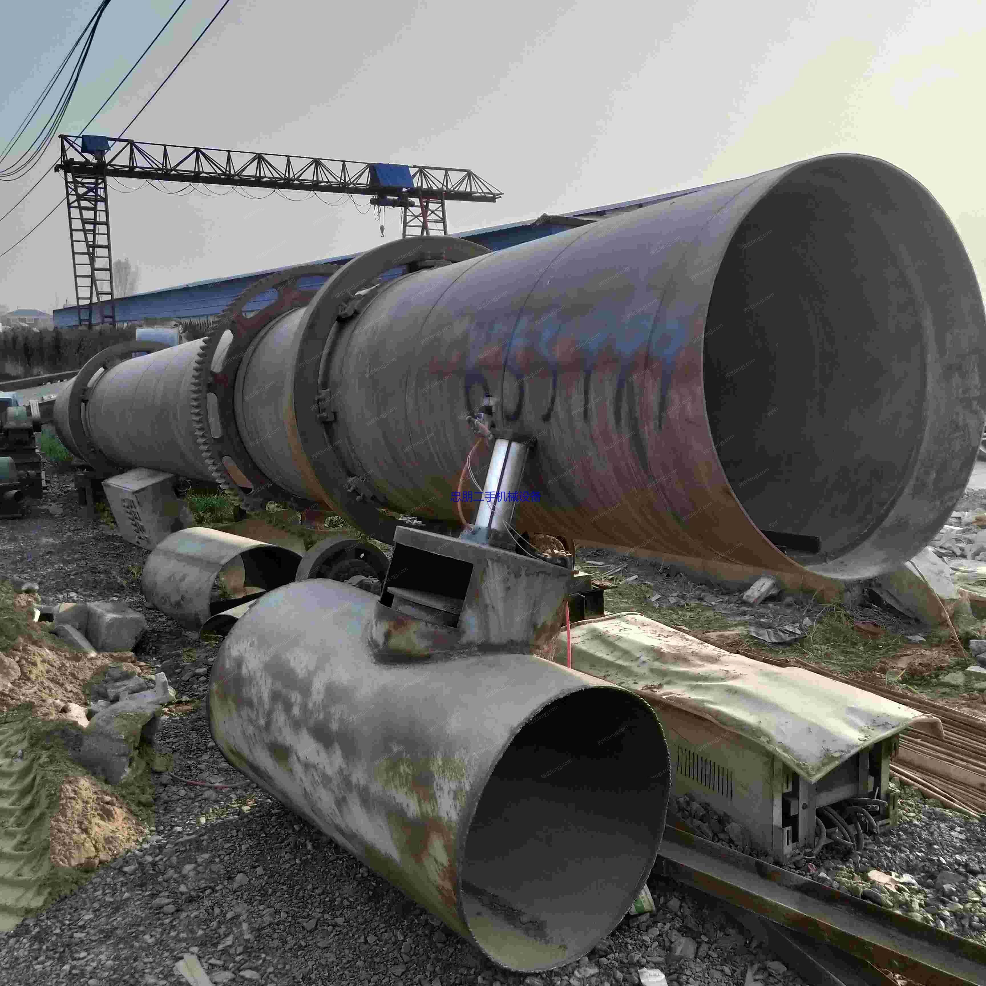 市场现货多台二手滚筒烘干机 1.2/12米 1.8/18米 高质量 大品牌