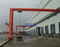 山东泰安出售1台二手半龙门吊5吨跨度20米，起高8米