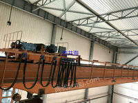 上海宝山区出售1台二手大跨度QD双梁行车75吨跨度32.5米电议或面议