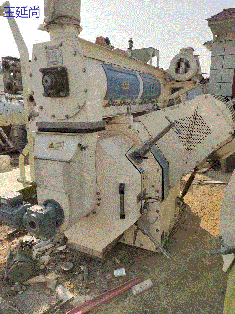 市场库存350型环模颗粒机 二手颗粒机 饲料二手制粒机