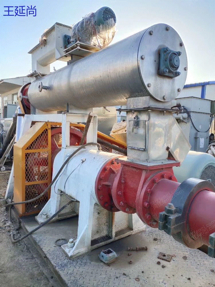 市场库存350型环模颗粒机 二手颗粒机 饲料二手制粒机