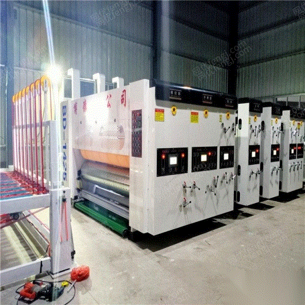 福建漳州全套纸箱设备水墨印刷机包装机械二手出售