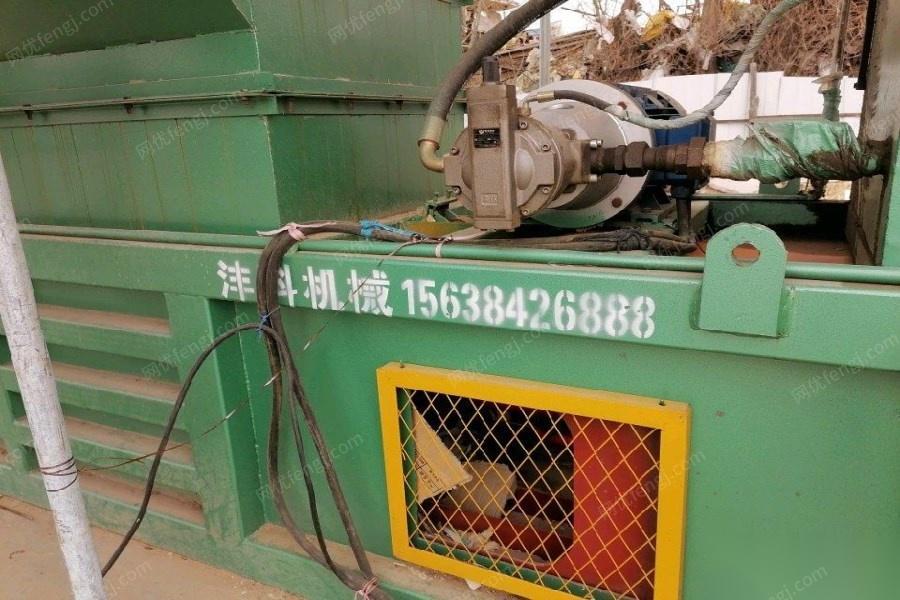 陕西榆林由于租赁场地拆迁出售125型号废纸打包机 100000元