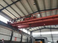 Selling 1 set of second-hand 32/10QD double girder 17.5 meters gantry crane