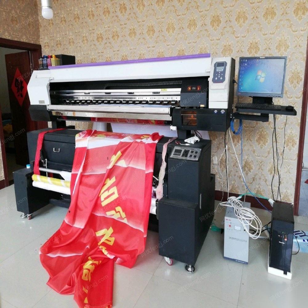 河北沧州出售1台三喷头条幅机， 出售价60000元