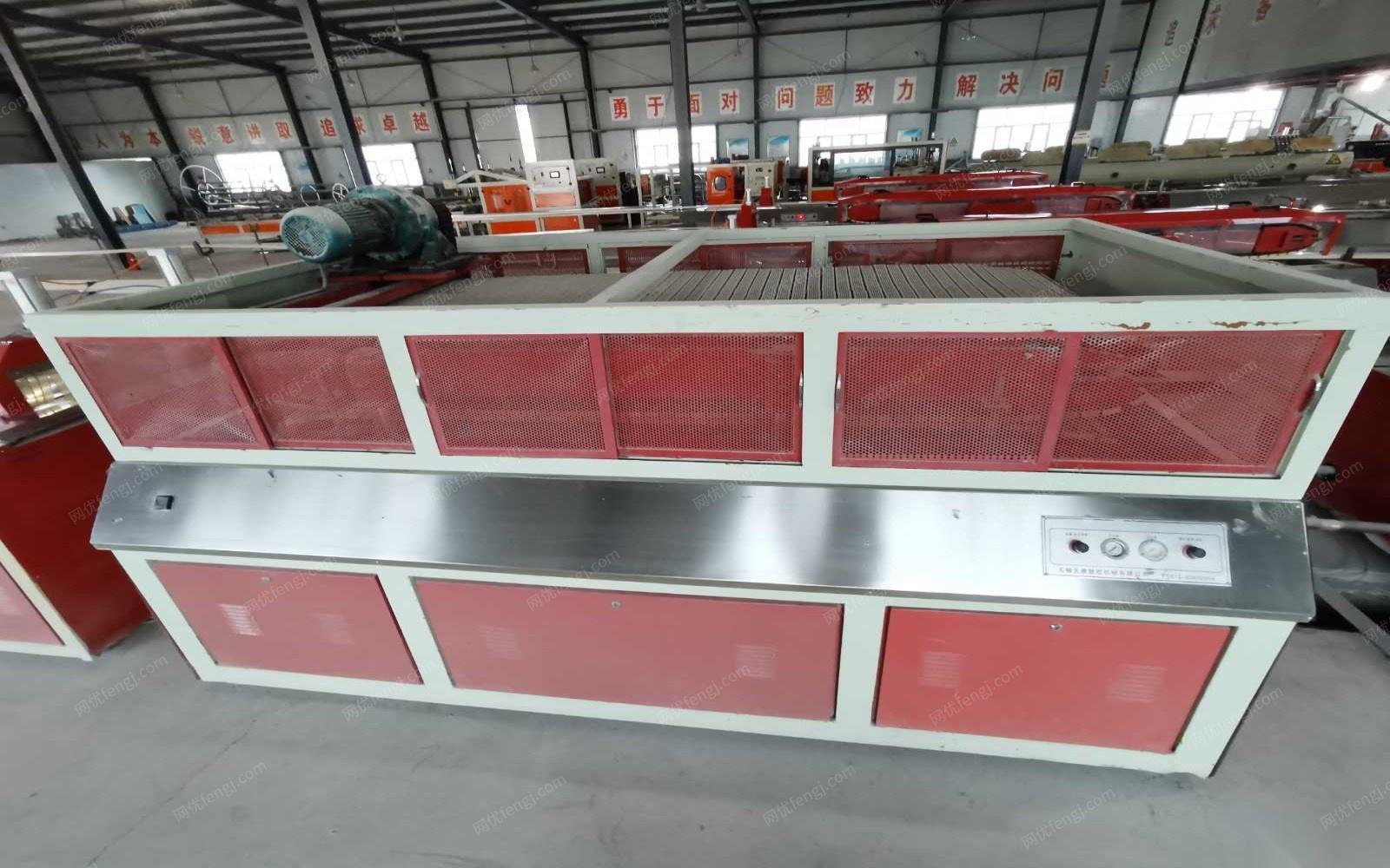 新疆乌鲁木齐因公司转产出售闲置2014年sjsz80156-1000pvc板材生产线一套17万