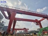 浙江杭州求购1台二手50吨跨度16.5米桥式双梁龙门吊