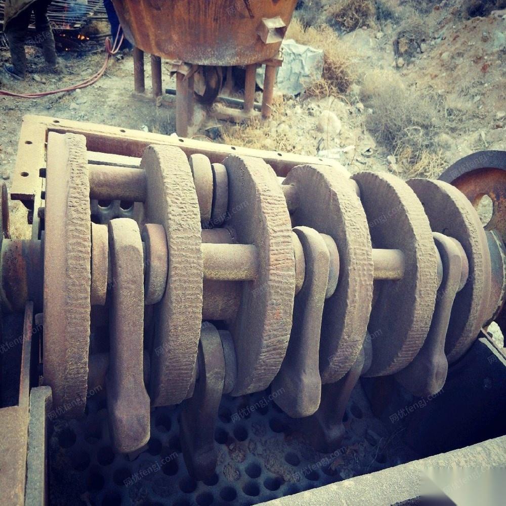 甘肃白银出售闲置石料厂用锤式破碎机一台 下料口1.2米*0.6米 40000元