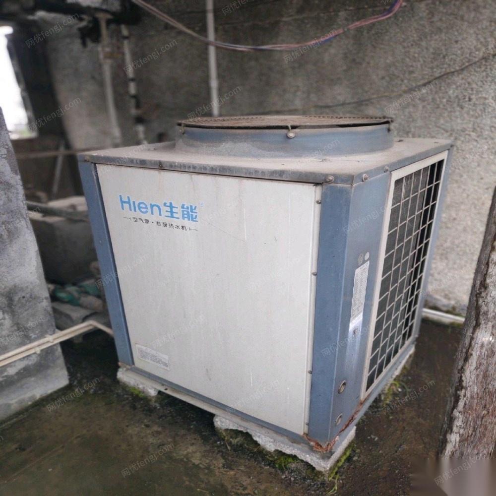 湖北恩施转让两台空气源热泵热水机 打包价20000元  可单卖.