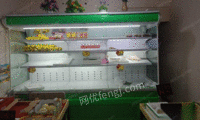 云南昭通出售闲置水果蔬菜保鲜风幕柜一个 节能2,8米  8000元