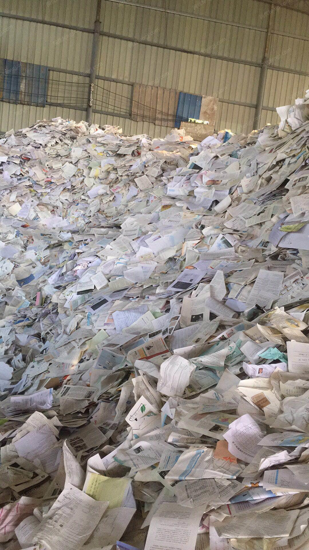 回收站供应书本纸每月150吨，