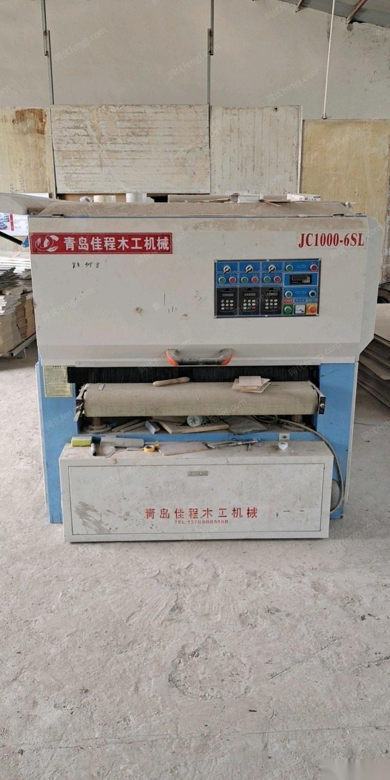 湖北武汉出售1台闲置山东产做模压门异形砂光机，9成新 出售价26800元