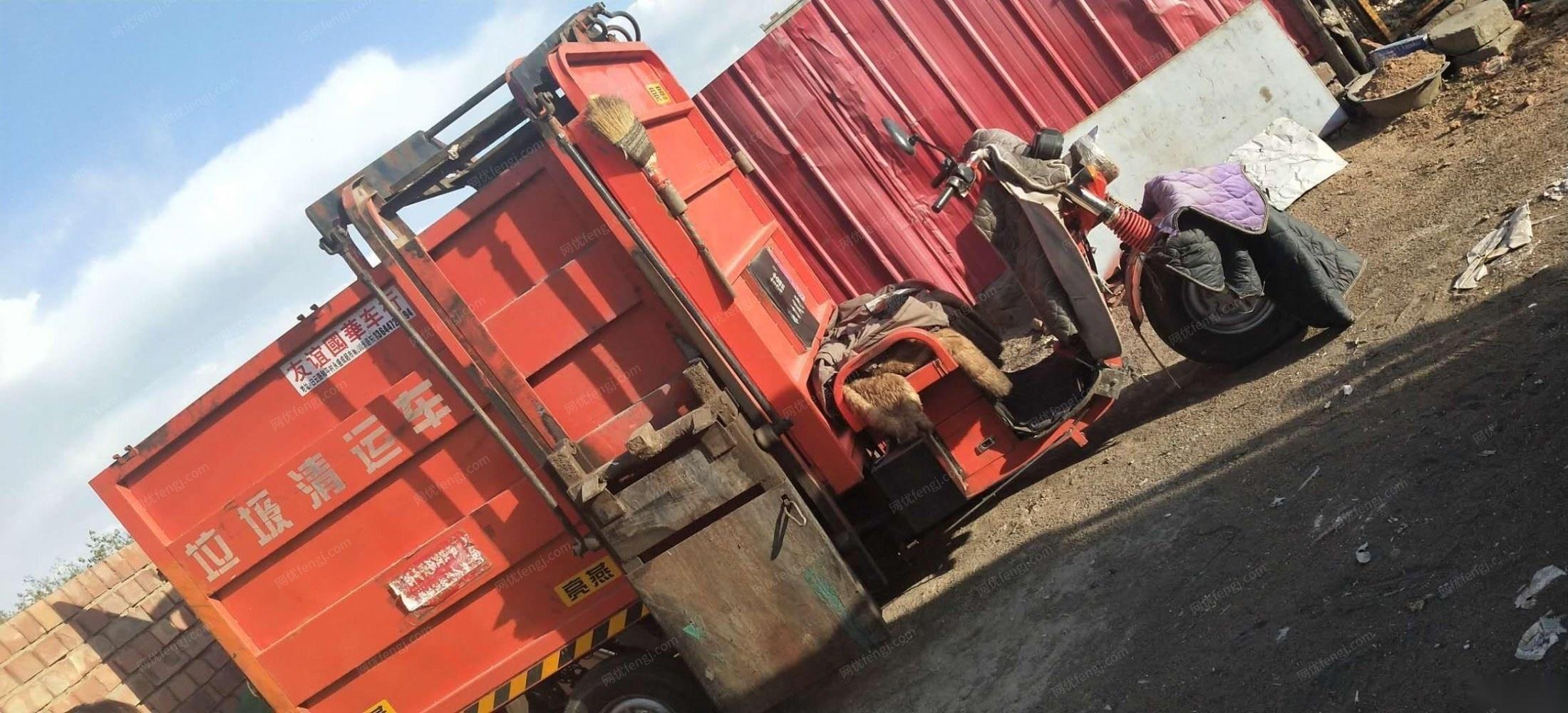 内蒙古包头出售闲置2018年11月自动垃圾清洁车一台 15000元