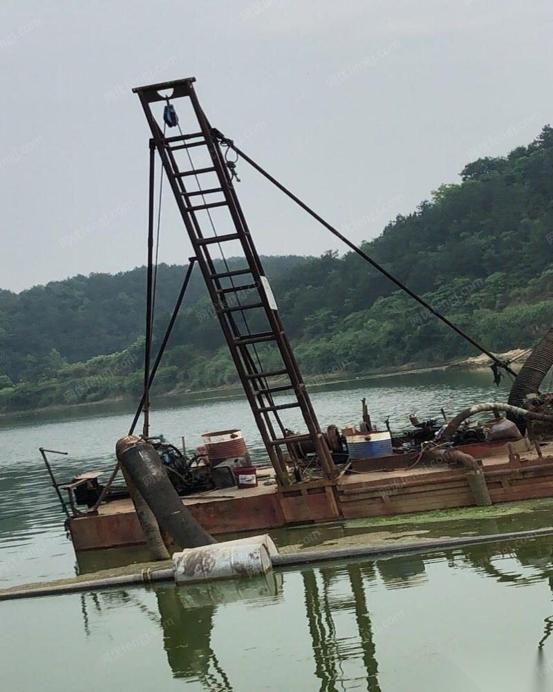 湖北黄冈出售大型抽沙船清淤船 120000元