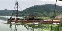 湖北黄冈出售大型抽沙船清淤船 120000元