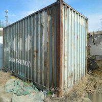 新疆乌鲁木齐集装箱连设备打包处理。 23000元