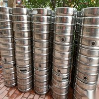 上海嘉定区闲置9成新二手10升不锈钢桶1000个出售