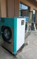 新疆五家渠便宜打包处理闲置2016年16公斤滚筒洗衣机两个，15公斤天燃气烘干机一个 