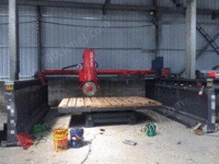 福建泉州在位出售二手南通产600型红外线石材切割机器一台