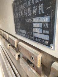新疆五家渠出售闲置12-13年宏图3.2米剪板机 折弯机一套  打包卖.