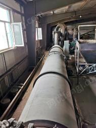 黑龙江佳木斯烘干筒带悬浮装置，18千瓦电机，长11米,直径1.5米 带卸料器出售