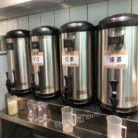 河北保定奶茶设备免费提供技术9成新出售
