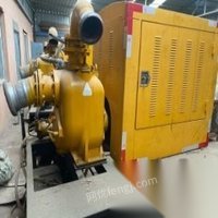 辽宁大连闲置九成新移动柴油机水泵站四台出售，500立方每小时,2019年10月的